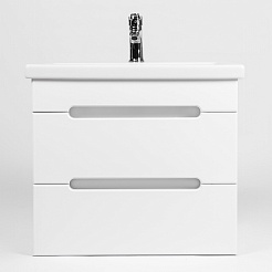 Viant Тумба с раковиной Марсель 80 подвесная белая – фотография-3